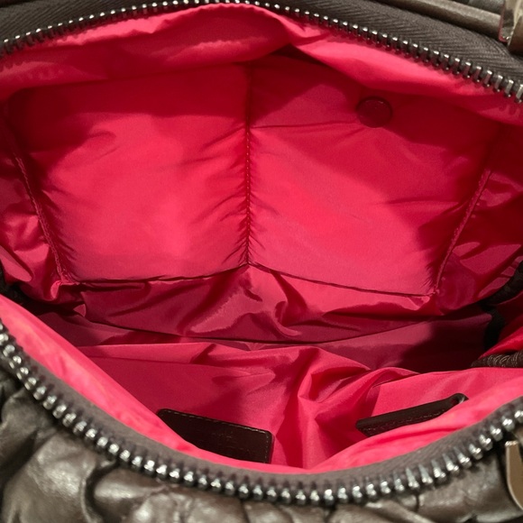 Moncler Brown Leather Made in Italy 2 Way Bag EUC - Picture 14 of 14